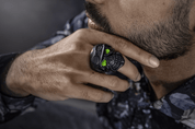 ANILLO SKULL RIDER NEGRO