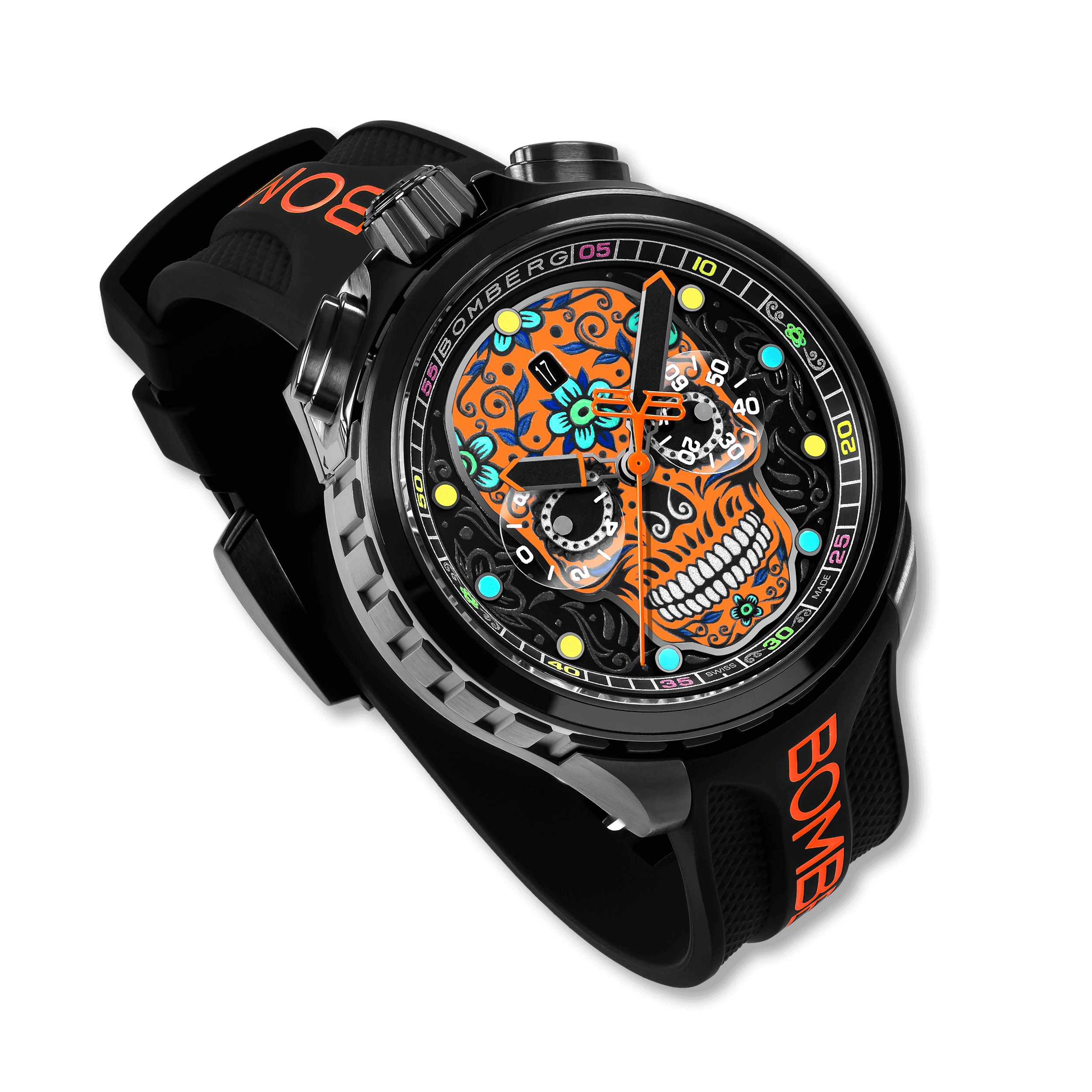 SUGAR SKULL NARANJA