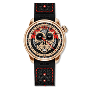 Reloj Dia de los muertos de oro