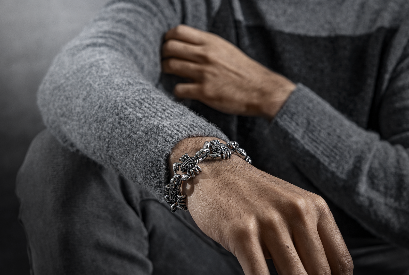 PULSERA ESCORPIÓN PLATA