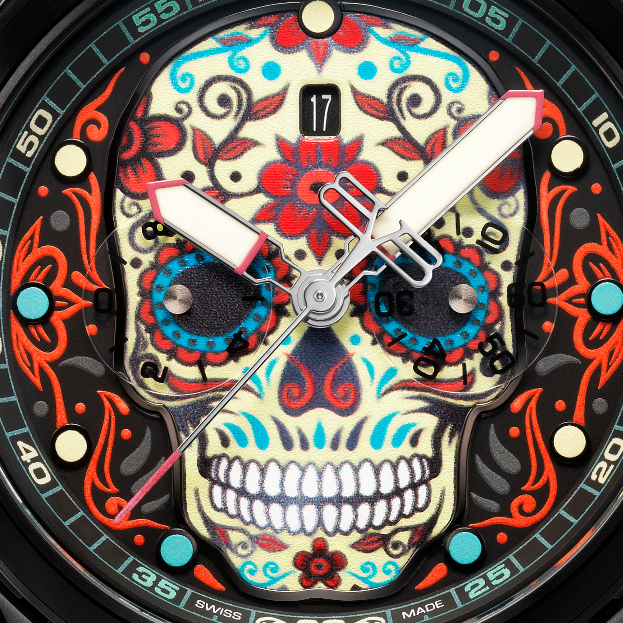 SUGAR SKULL ROJO