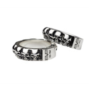 ANILLO CALAVERAS - PLATA