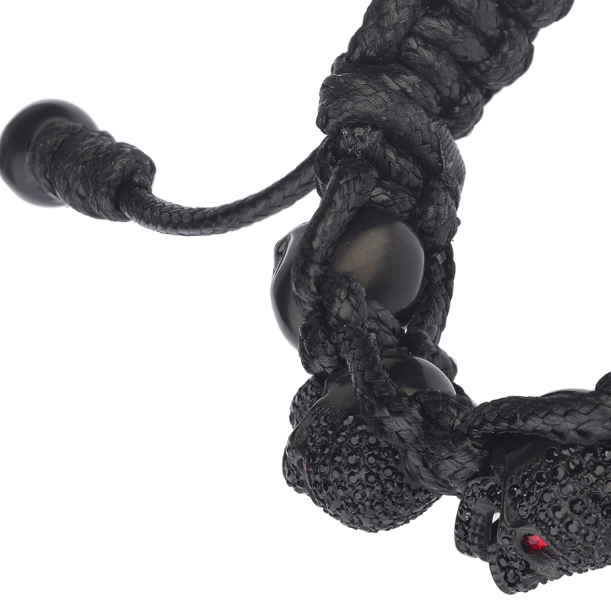 SKULLY CRYSTALS - NEGRO/ROJO