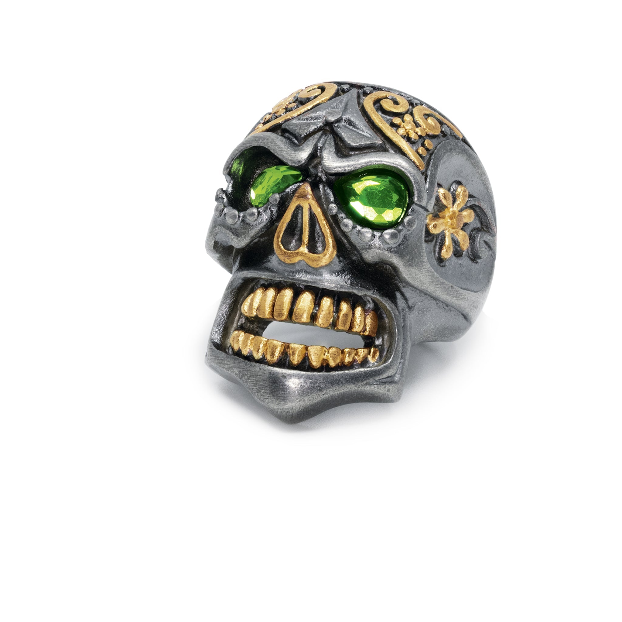 SKULLY RING GOLD