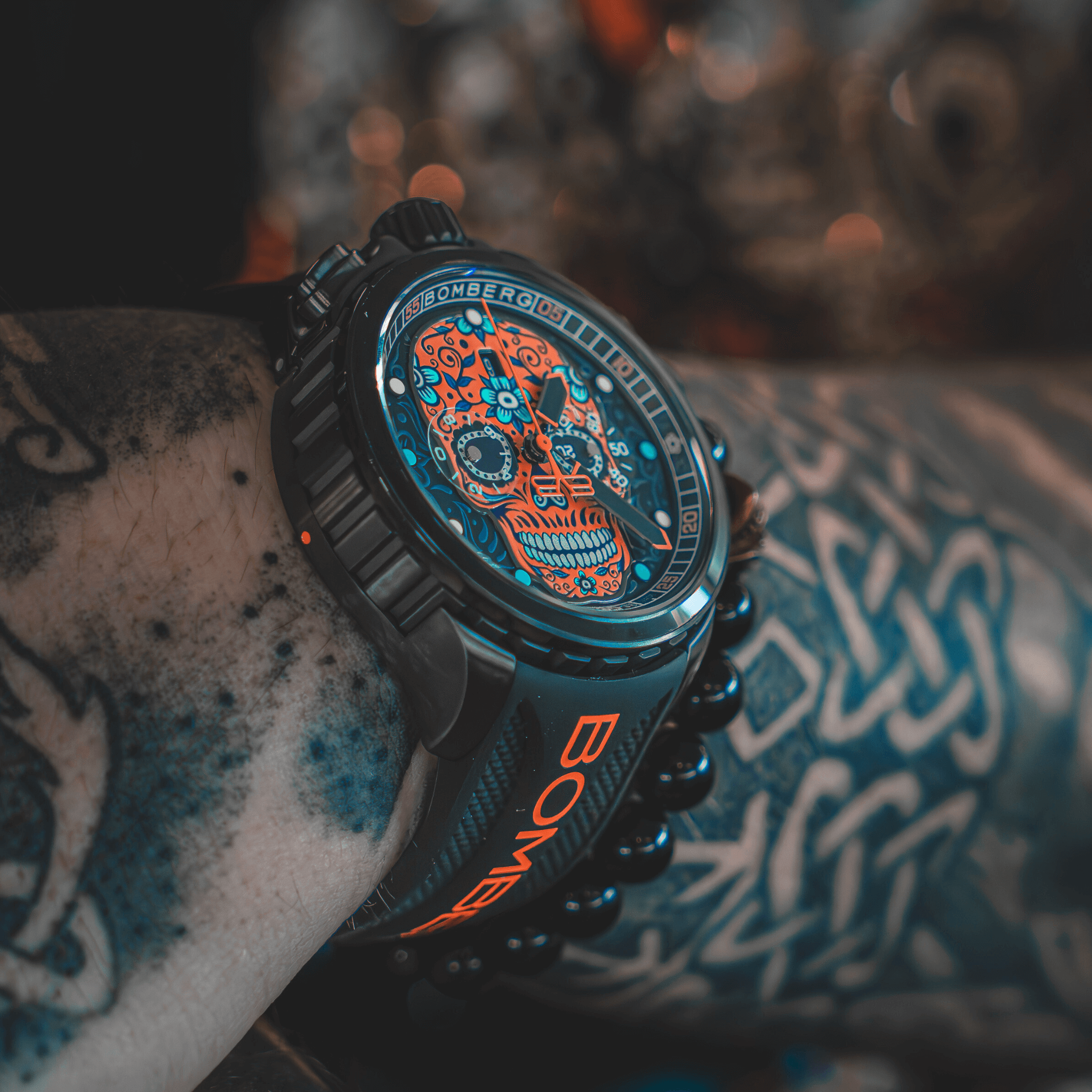 Reloj best sale bomberg calavera