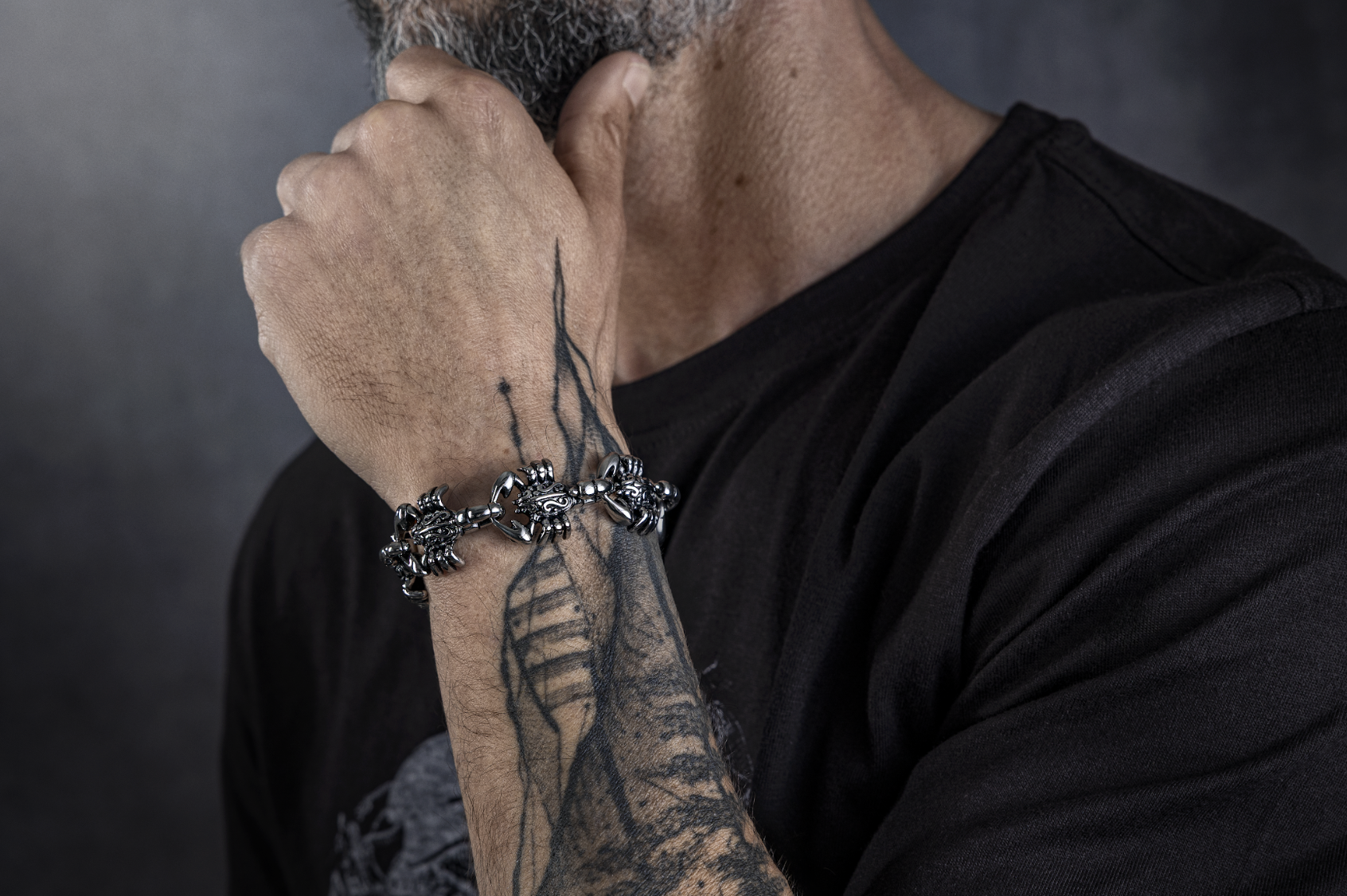 PULSERA ESCORPIÓN PLATA