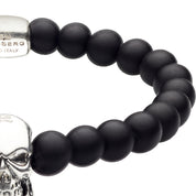 BEADS NEGRO PLATA