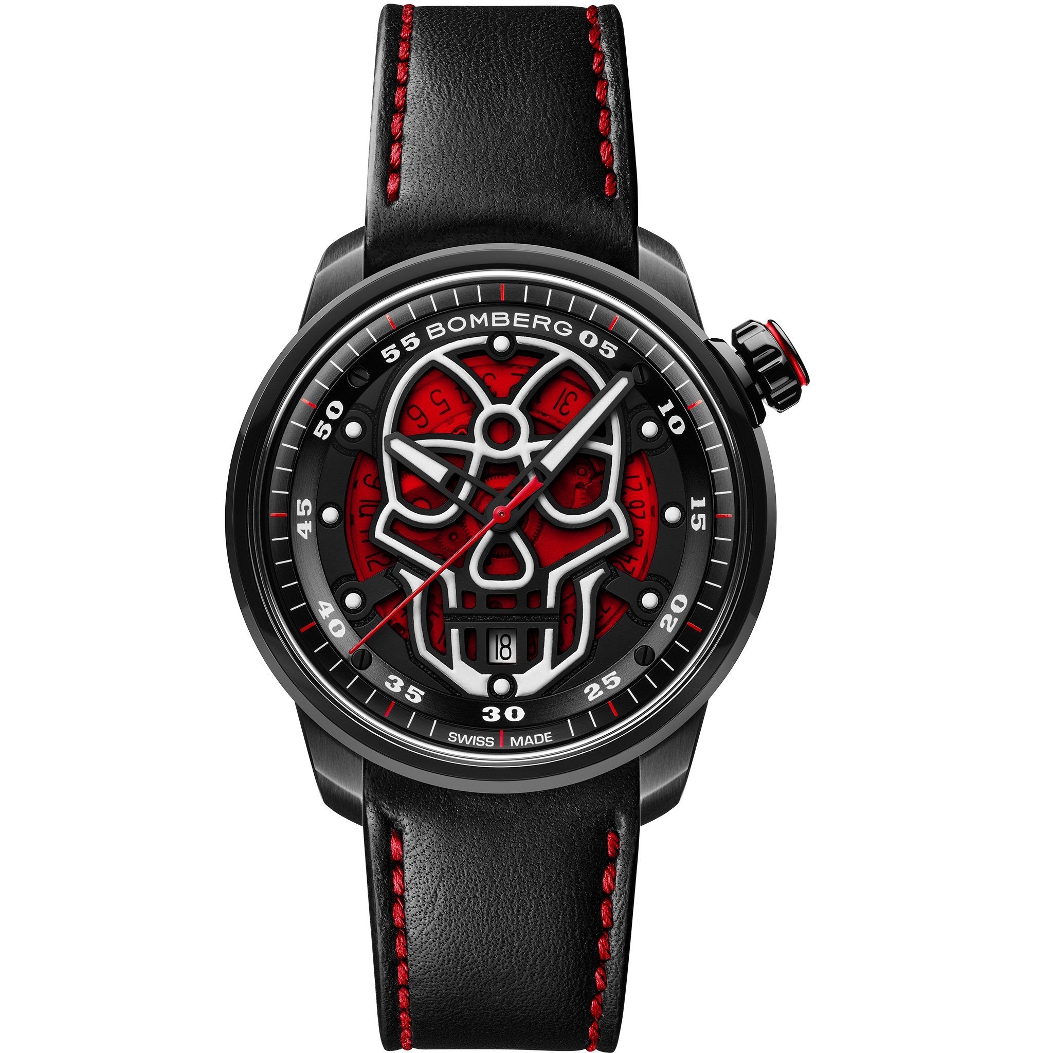 BB-01 AUTOMATIC SKULL RED