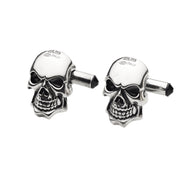 MANCUERNILLAS CALAVERAS PLATA