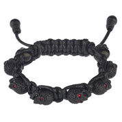 Skully Crystals - Negro y Rojo