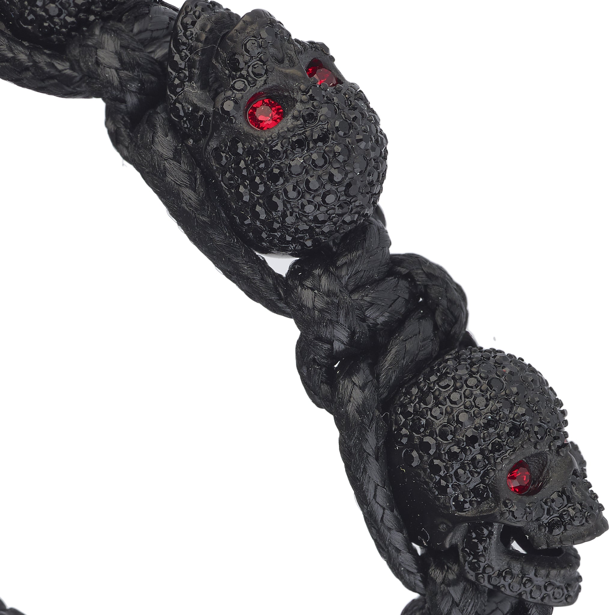 Skully Crystals - Negro y Rojo