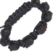 Skully Crystals - Negro y Rojo