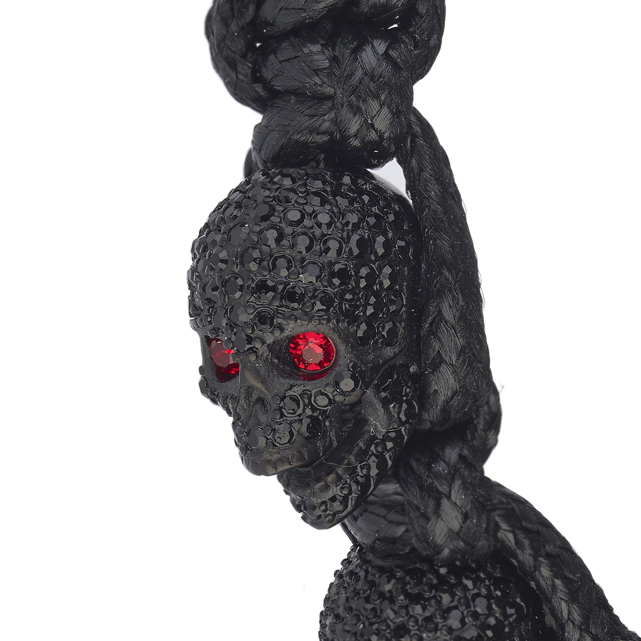 Skully Crystals - Negro y Rojo