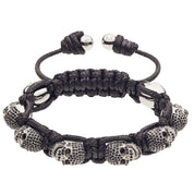 SKULLY CRYSTAL - ACERO Y NEGRO