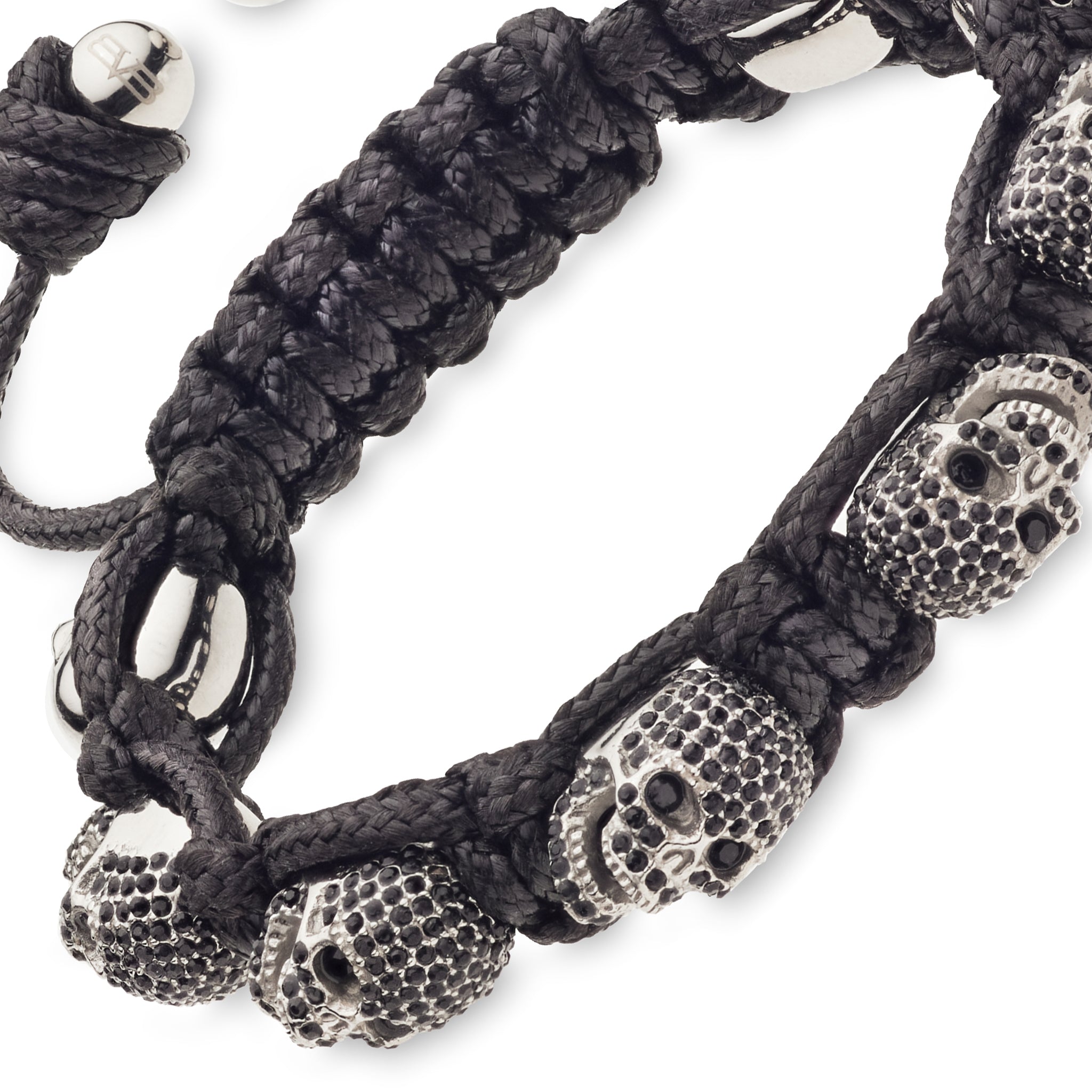 SKULLY CRYSTAL - ACERO Y NEGRO