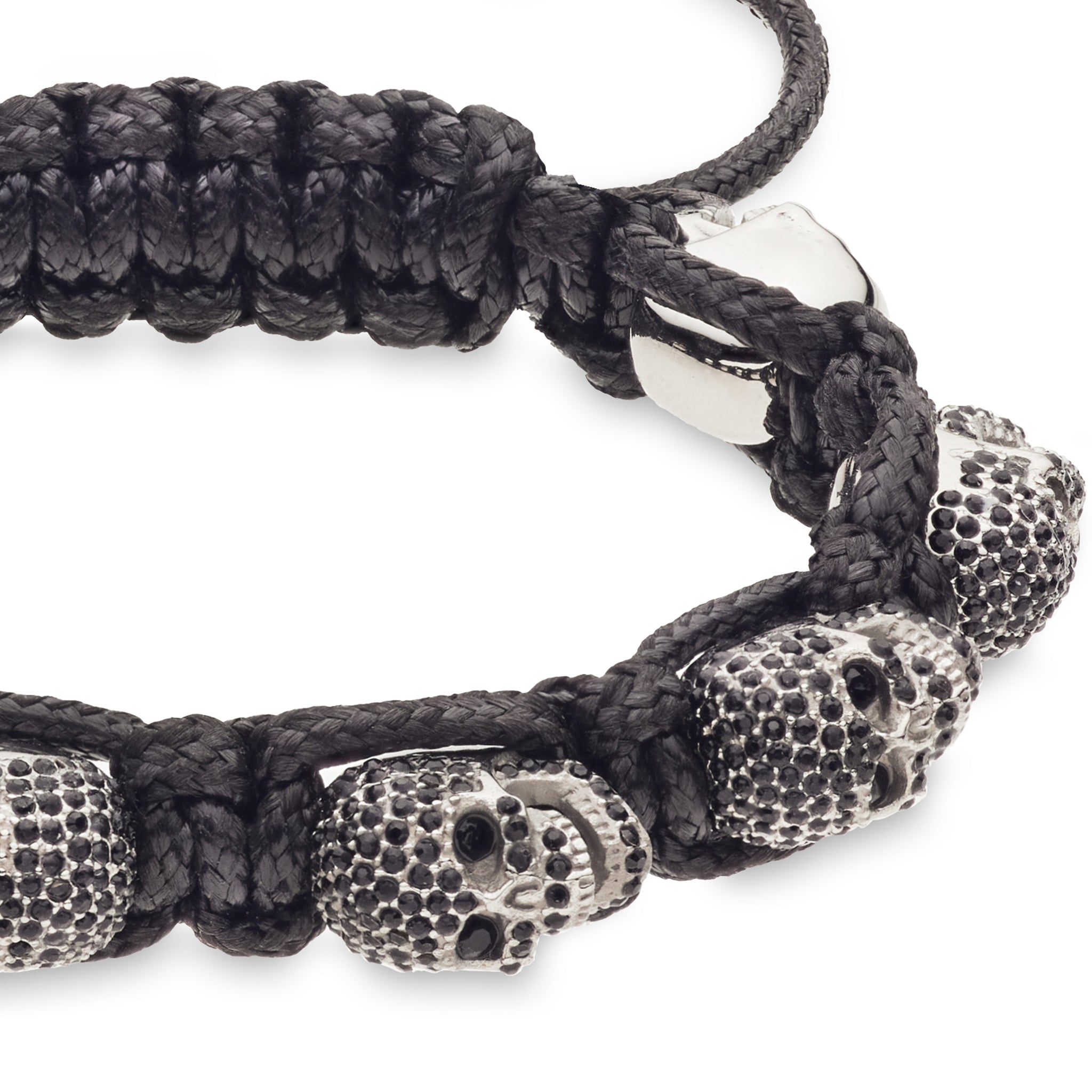 SKULLY CRYSTAL - ACERO Y NEGRO