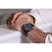 BB-01 AUTOMATIC SKULL BLUE - B O M B E R G