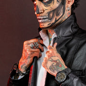 SKULLY - NEGRO Y OJOS BLANCOS