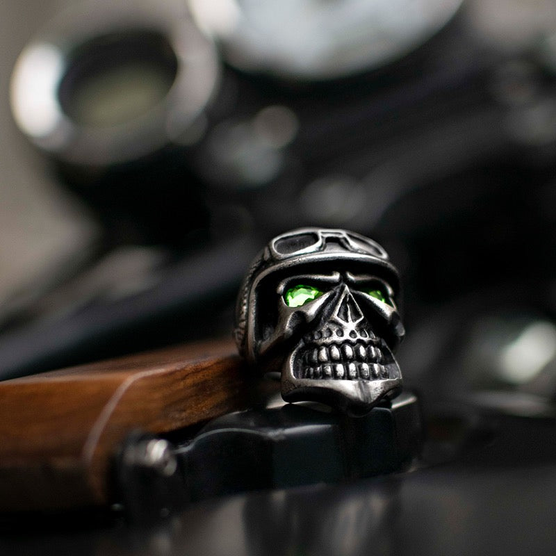 ANILLO SKULL RIDER ACERO