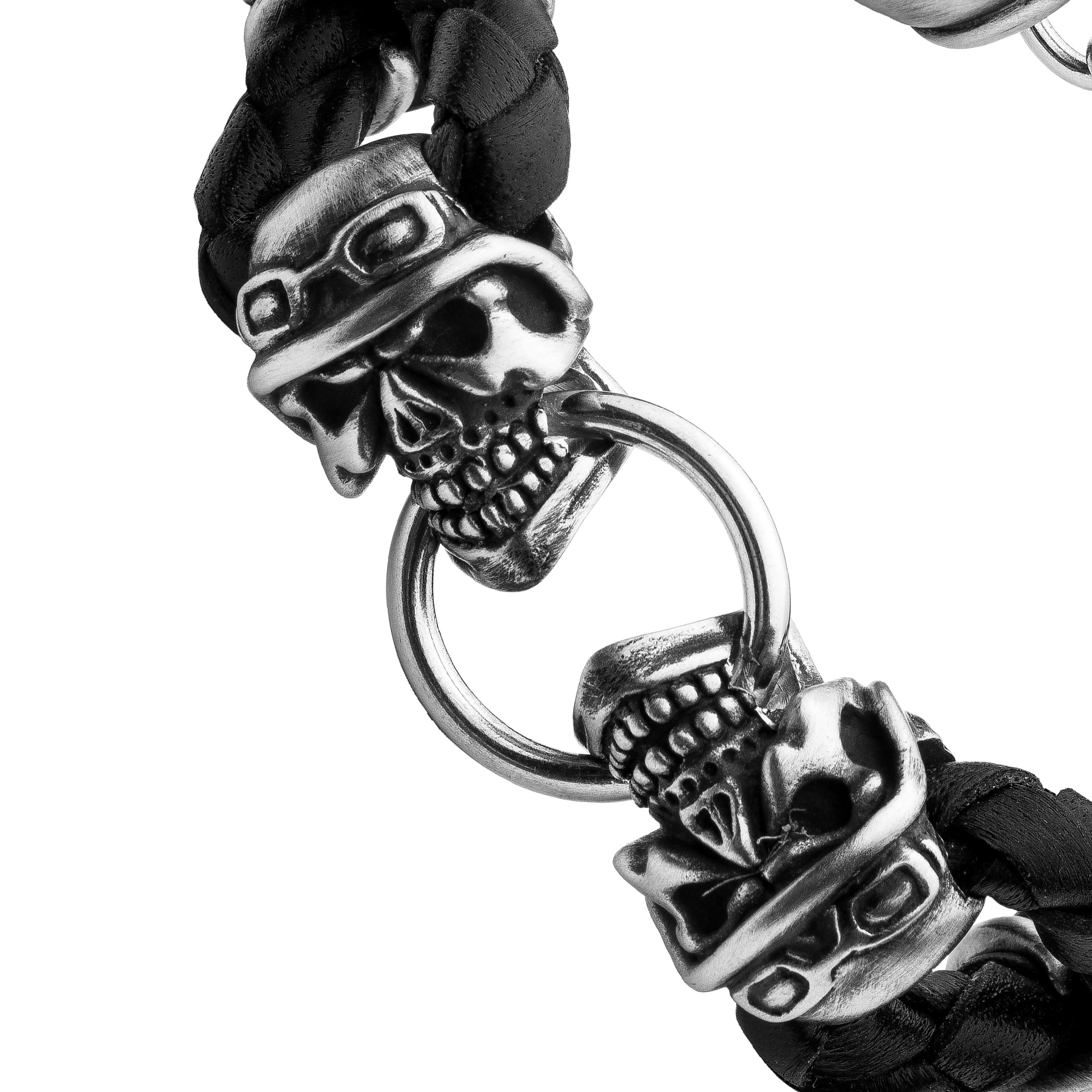 RIDER SKULL ACERO & CUERO